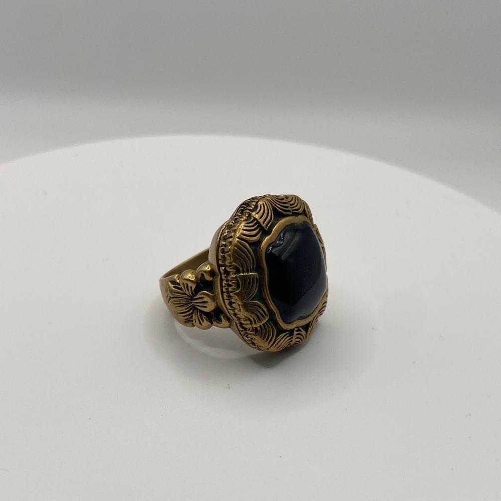Studio Barse Gold and Black Ring